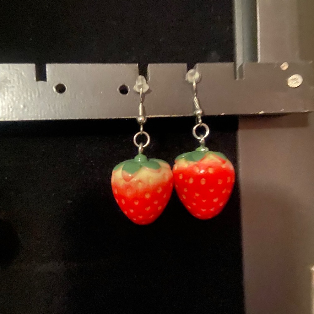 Strawberry earrings